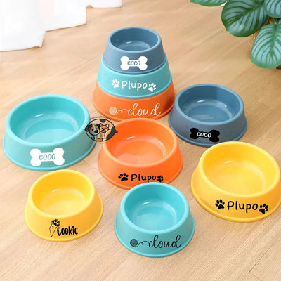 Gamelle chien personnalisée plastique