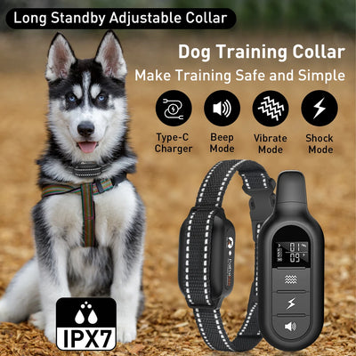 Collier Anti Aboiement Chien Universel Rechargeable