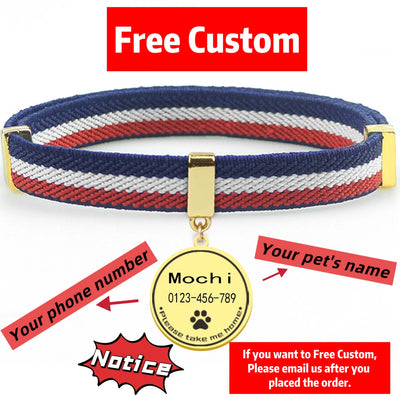 Collier Chat Porte-AirTag Personnalisé