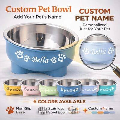 Set gamelle personnalisée pour chien
