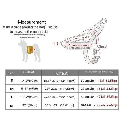 Harnais Anti-Traction pour Gros Chien
