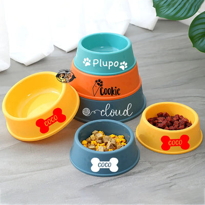 Gamelle chien personnalisée plastique