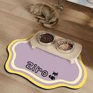 Tapis gamelle chien antidérapant personnalisé