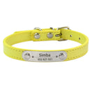 Collier chien cuir personnalisé