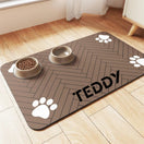 Tapis chien personnalisé diatomée