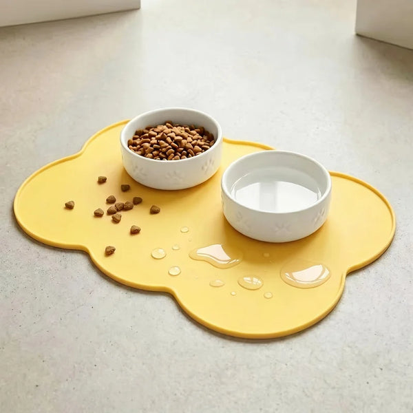 Tapis Gamelle Chat Bord Surélevé