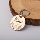 Médaille Chat Ronde Étoiles