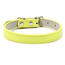 Collier Chien Cuir Souple