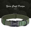Collier chien personnalisé nylon