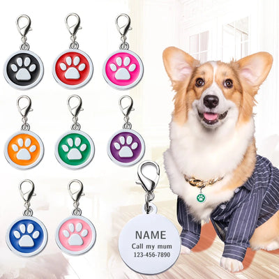 Médaille chien légère à graver