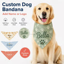 Bandana chien personnalisé nom imprimé