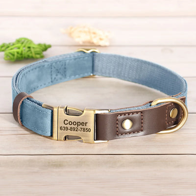 Collier cuir personnalisé pour Chien
