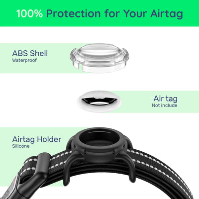Collier chien compatible AirTag