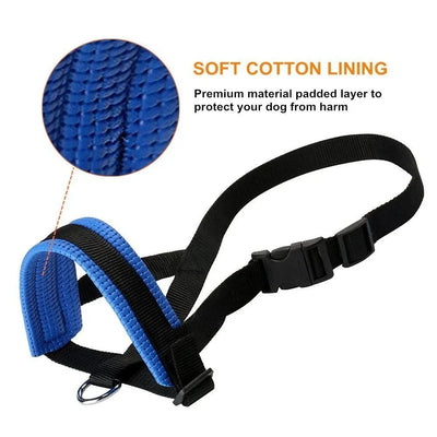 Muselière Chien Nylon Rayures