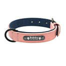 Collier chien cuir patte personnalisé