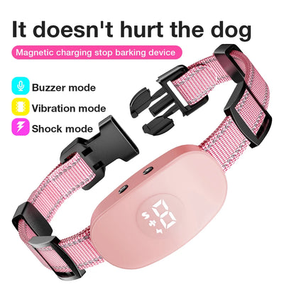 Collier Anti-Aboiement Chien avec Vibration