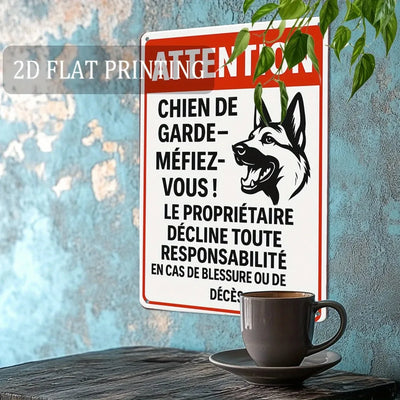 Plaque chien de garde