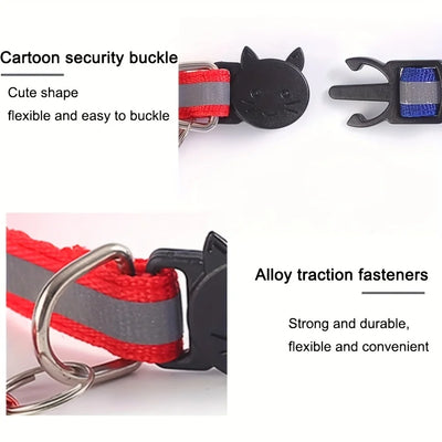Collier Chat Réfléchissant Personnalisé