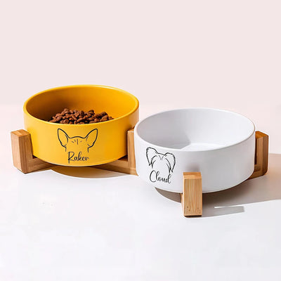 Gamelle Chat Céramique Personnalisée