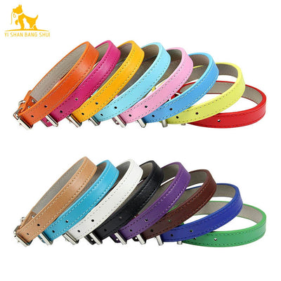 Collier Chien Cuir Souple