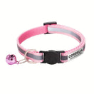 Collier Chat Réfléchissant Personnalisé