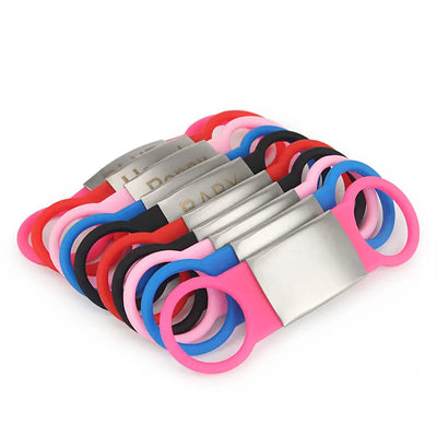 Médaille Chat Silicone Gravée
