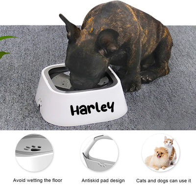 Gamelle à eau chien personnalisée