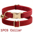 Collier Chat Velours Personnalisé