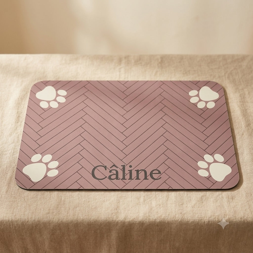 Tapis chien personnalisé diatomée — La Patterie