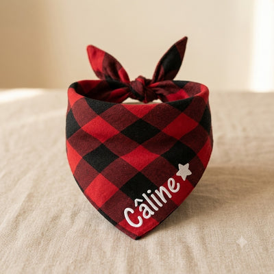 Bandana chien personnalisé grand format — La Patterie