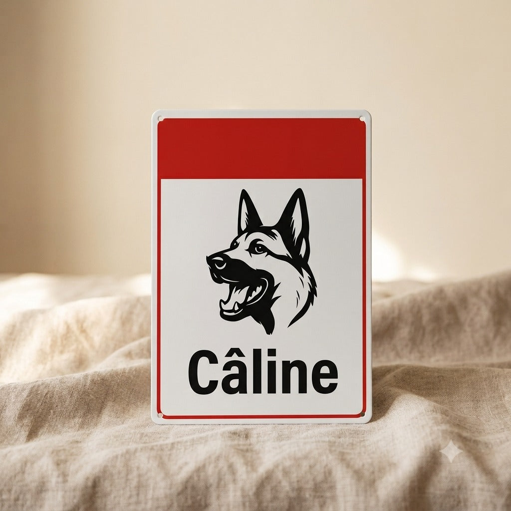 Plaque chien de garde — La Patterie