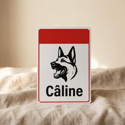Plaque chien de garde — La Patterie