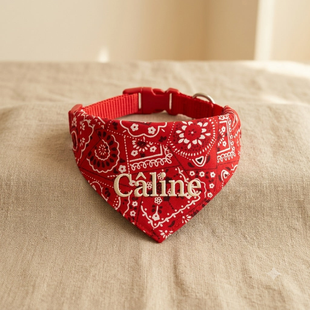 Bandana chien réglable — La Patterie